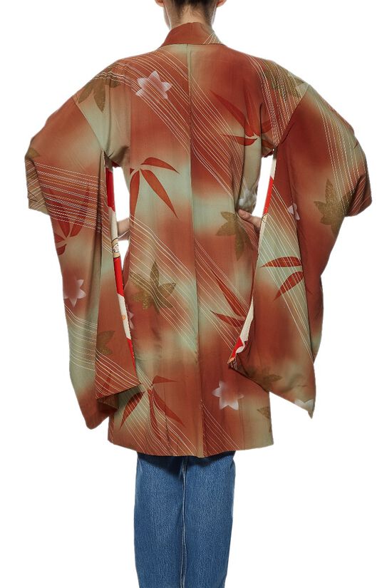 Silk Kimono Haori, , large image number 2
