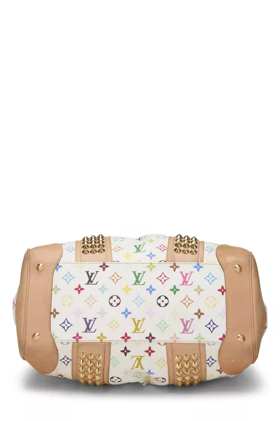 Takashi Murakami x Louis Vuitton White Monogram Multicolore Courtney MM, , large image number 2