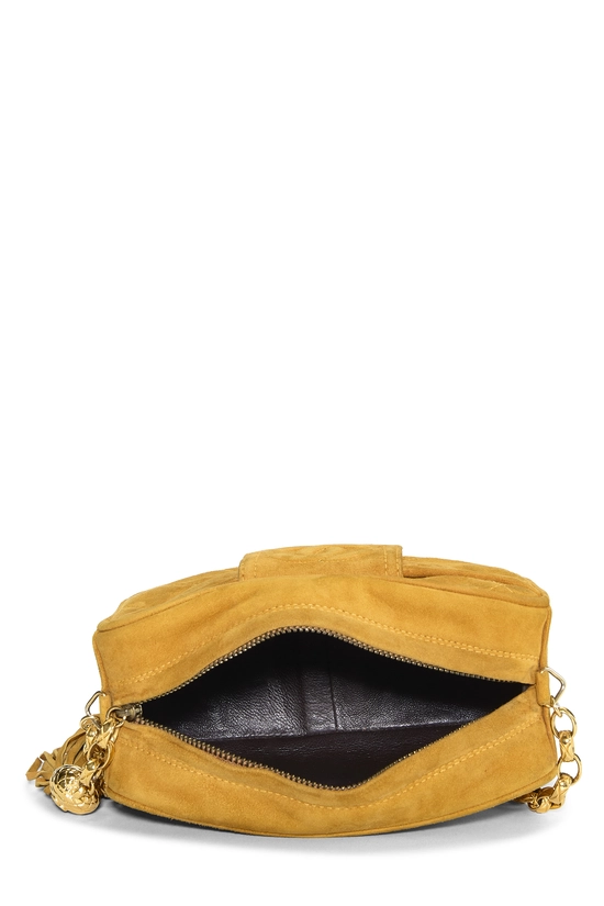Yellow Suede 'CC' Camera Bag Mini, , large image number 5