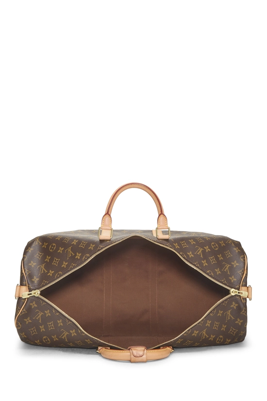 Monogram Canvas Keepall Bandouliere Bag 55, , large image number 4