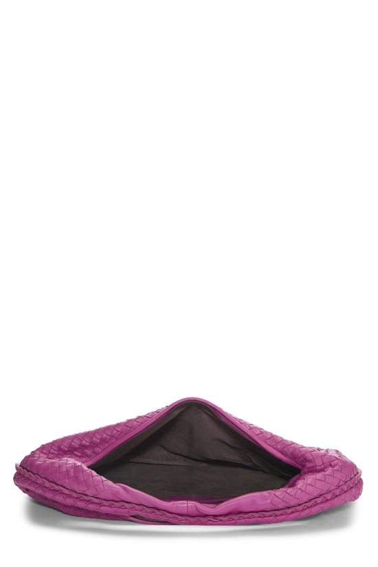 Purple Intrecciato Veneta Hobo Large, , large image number 5