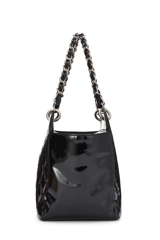 Black Patent Leather Timeless CC Tote Petite, , large image number 2