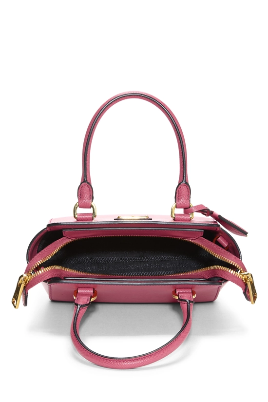 Pink Saffiano Convertible Handbag Mini, , large image number 5