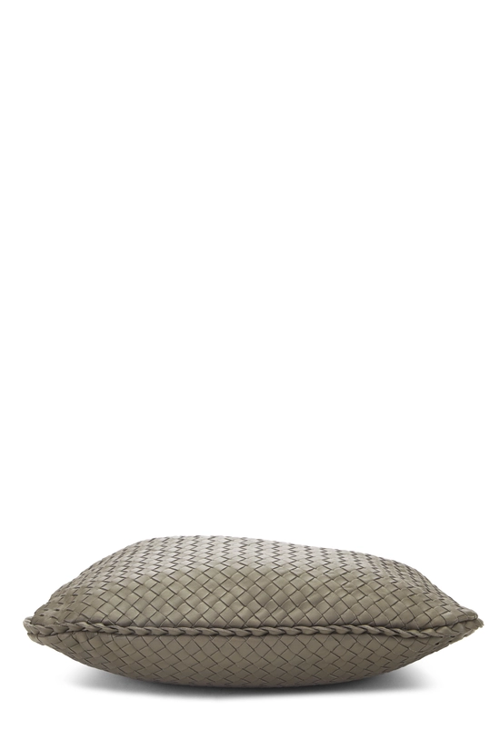 Grey Intrecciato Veneta Hobo Medium, , large image number 4