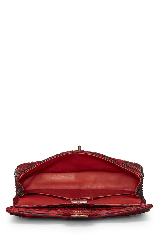 Red Python Classic Double Flap Medium, , large image number 6