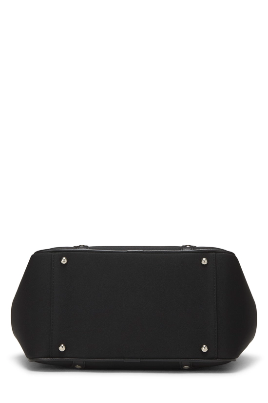 Black Check Nylon Handbag Small, , large image number 4