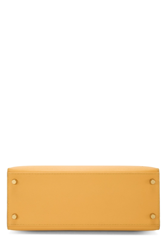Jaune d'or & Menthe Epsom Horseshoe Kelly Sellier 28, , large image number 4