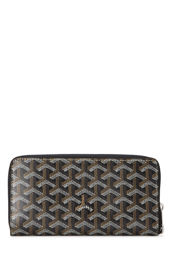 Brown Goyardine Matignon Continental Zip Wallet GM, , large image number 2