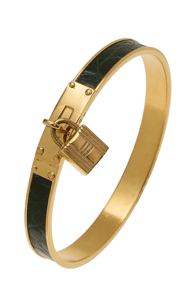 Green Kelly Lock Bangle