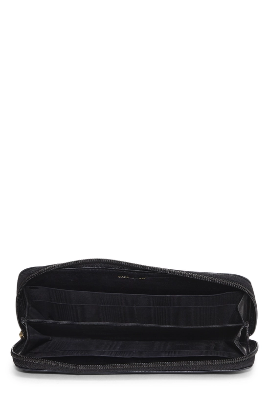 Black Caviar 'CC' Zip Around Wallet, , large image number 3