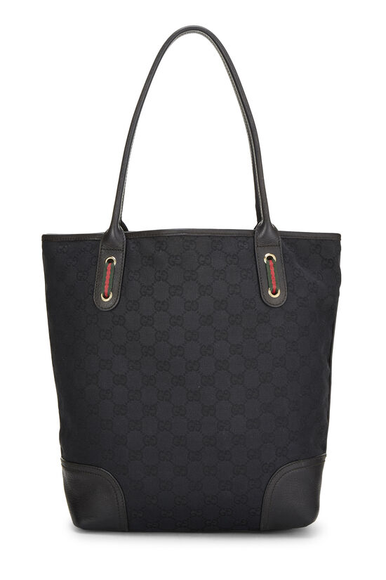 Black GG Canvas Princy Vertical Tote, , large image number 3