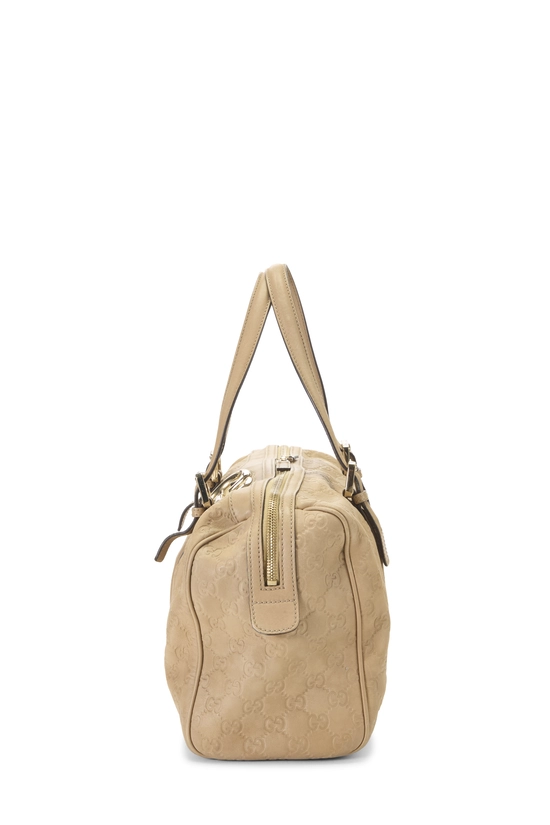 Beige Guccissima Leather Web Britt Boston Bag, , large image number 2