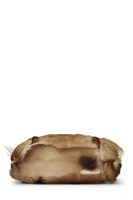 Brown Fur Tote Bag, , large image number 4