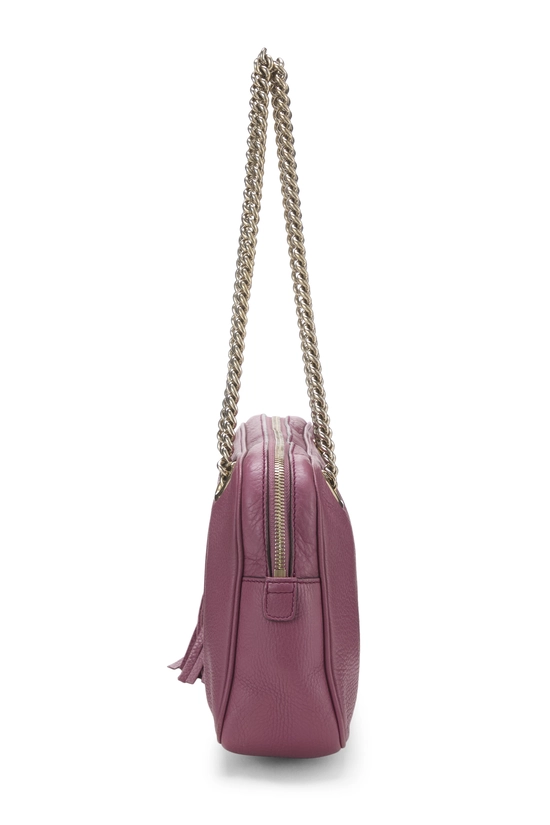 Purple Leather Soho Chain Shoulder Bag, , large image number 2