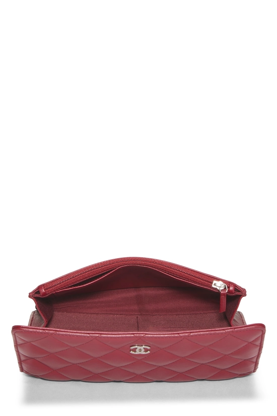 Red Quilted Lambskin Wallet on Chain (WOC), , large image number 5