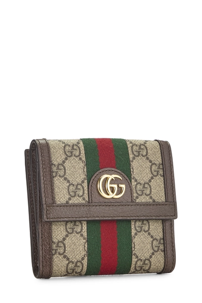 Original GG Supreme Ophidia French Wallet, , large