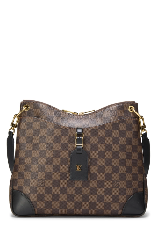 Black Damier Ebene Odeon MM NM, , large image number 0