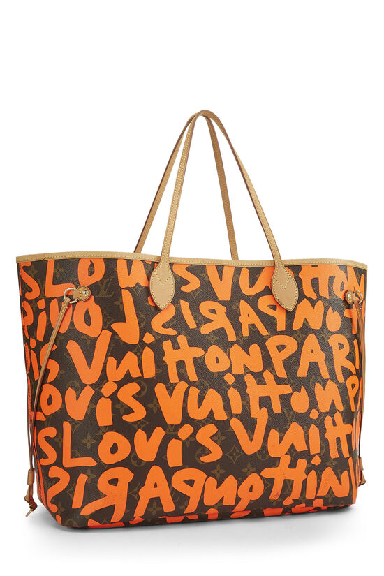 Stephen Sprouse x Louis Vuitton Orange Graffiti Neverfull GM, , large image number 1