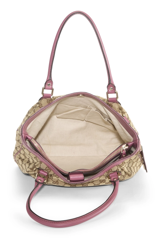 Pink Original GG Canvas Sukey Handbag Large, , large image number 5