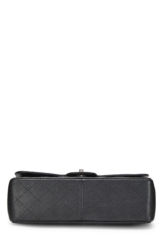 Black Quilted Caviar New Classic Flap Jumbo, , large image number 6