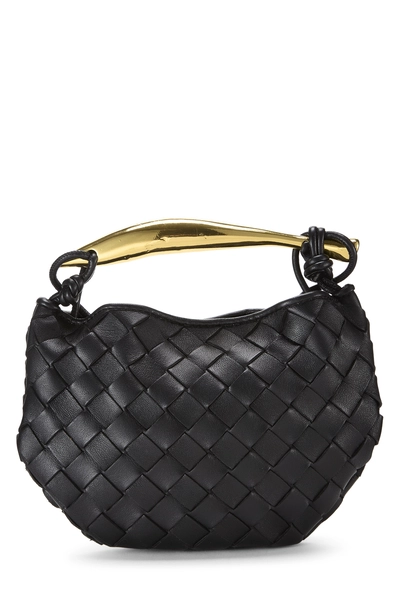 Black Intrecciato Sardine Bag Mini