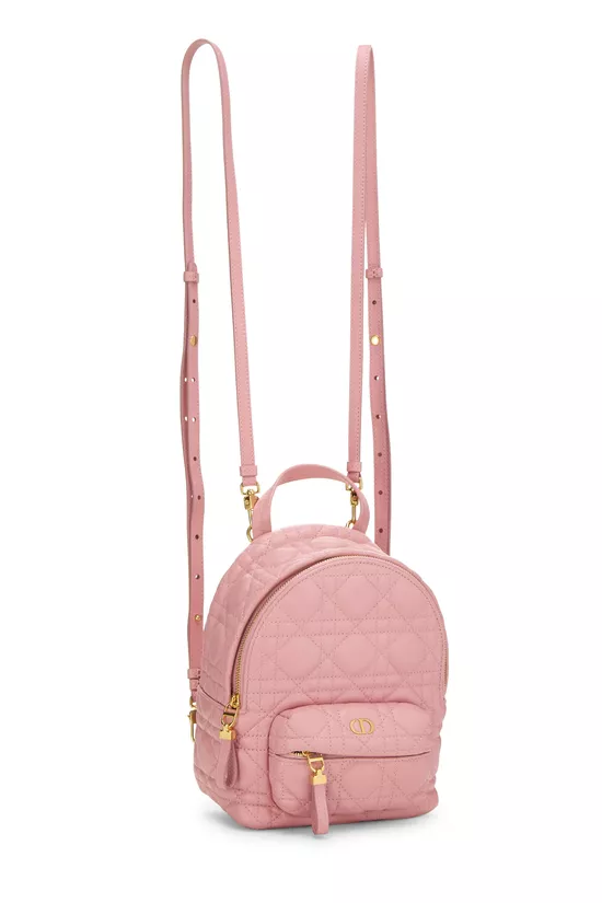 Pink Cannage Lambskin Backpack Mini, , large image number 1
