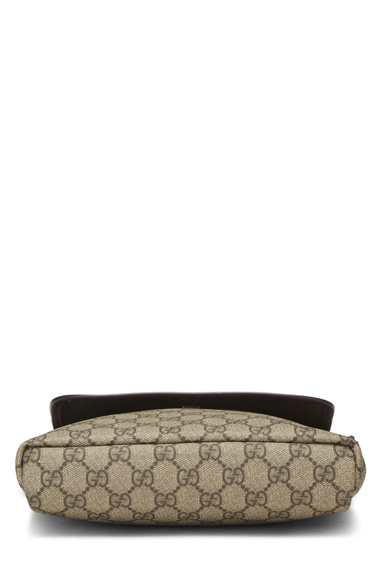 Brown GG Supreme Canvas Flap Messenger Bag Small, , large image number 4