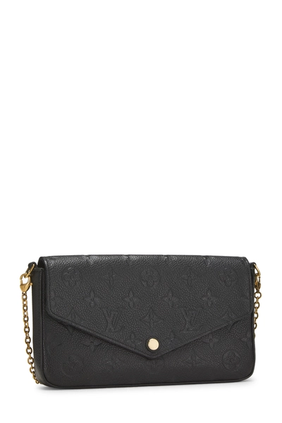 Louis Vuitton Black Monogram Empreinte Pochette Felicie — photo 2