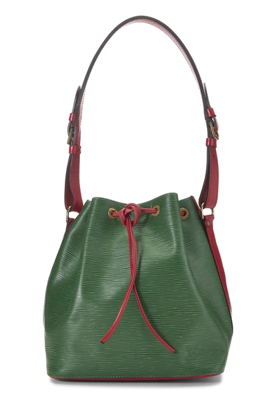Louis Vuitton Bicolor Borneo Green & Red Epi Noé Petite — photo 1