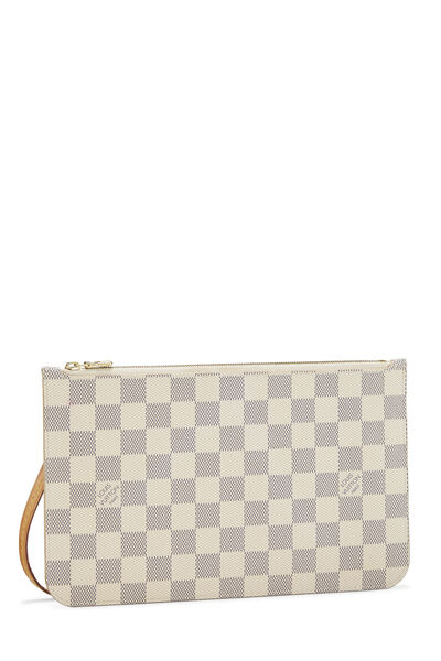 Damier Azur Neverfull Pouch GM, , large