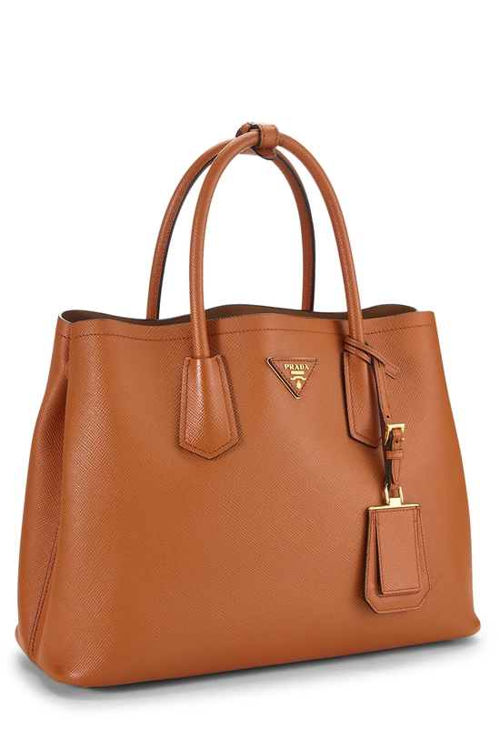 Orange Saffiano Double Bag Medium, , large image number 1