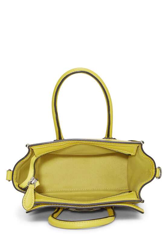 Yellow Leather Luggage Nano, , large image number 5