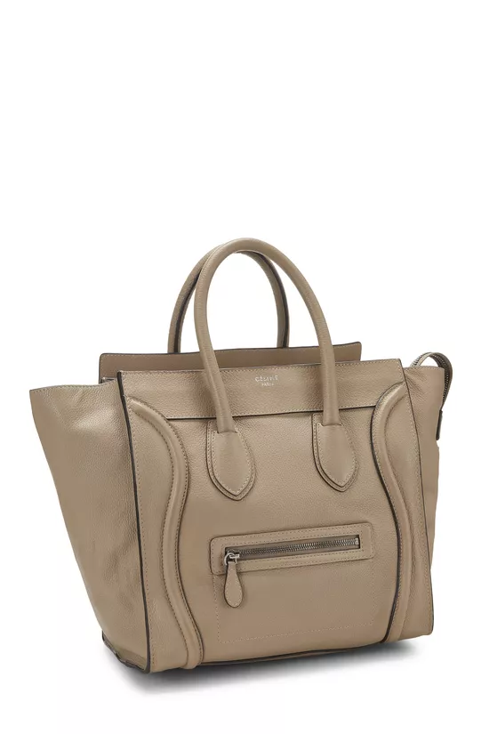 Grey Calfskin Luggage Mini, , large image number 1