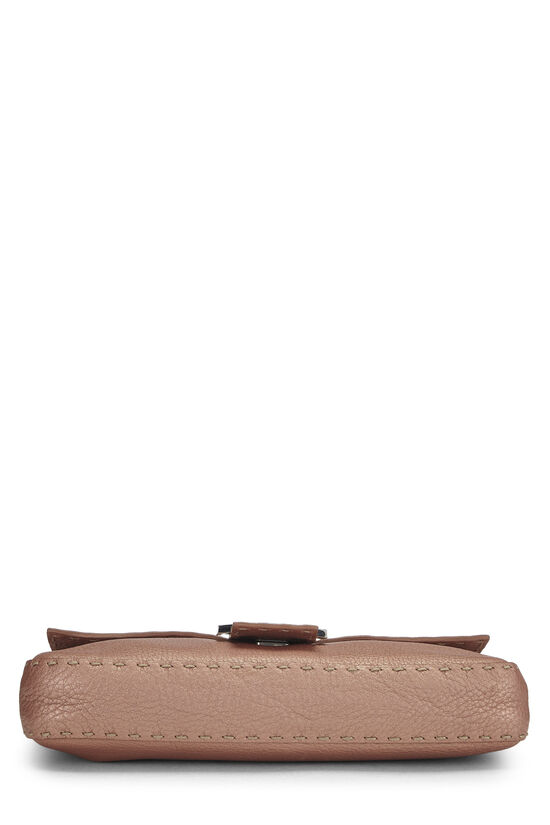 Pink Leather Selleria Baguette, , large image number 4