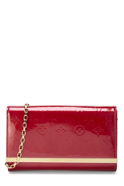 Louis Vuitton Red Monogram Vernis Ana