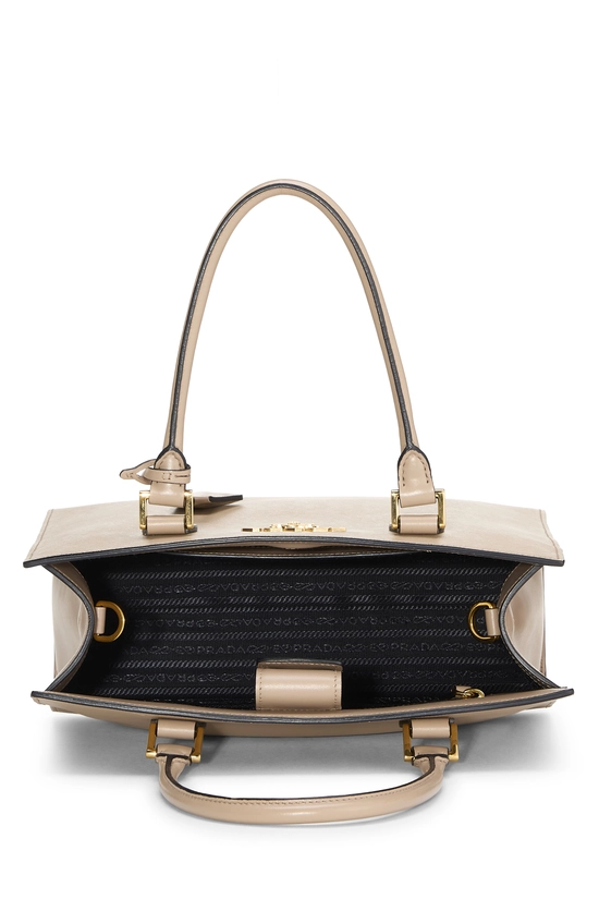 Beige Saffiano Convertible Handbag, , large image number 5