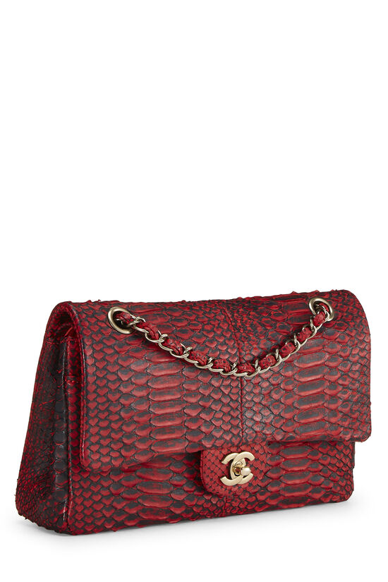 Red Python Classic Double Flap Medium, , large image number 2