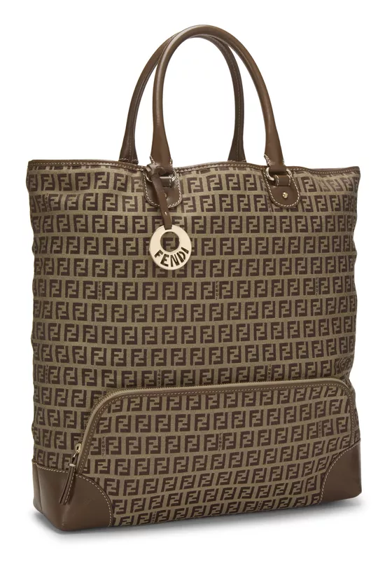 Brown Zucchino Canvas Tote, , large image number 1