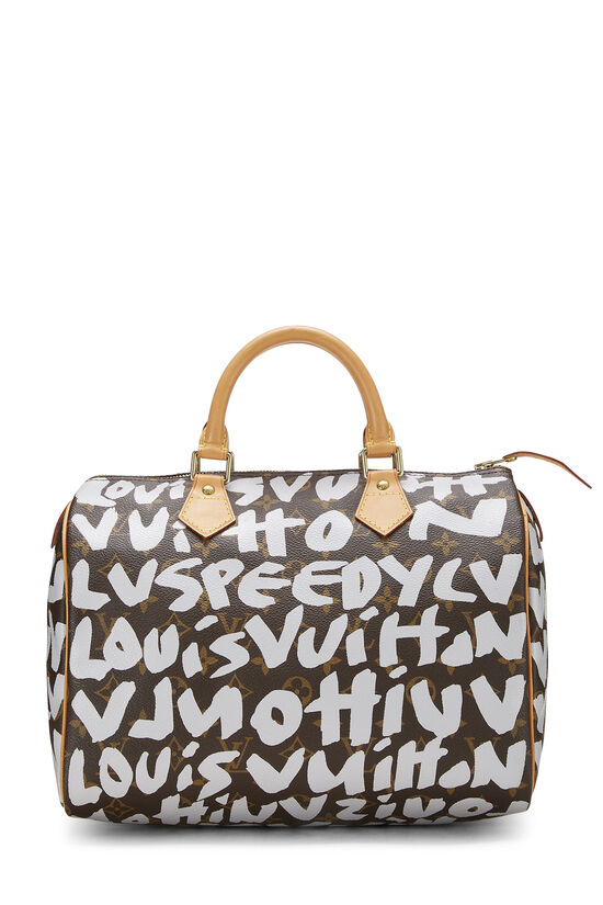 Stephen Sprouse x Louis Vuitton Monogram Grey Graffiti Speedy 30, , large image number 0
