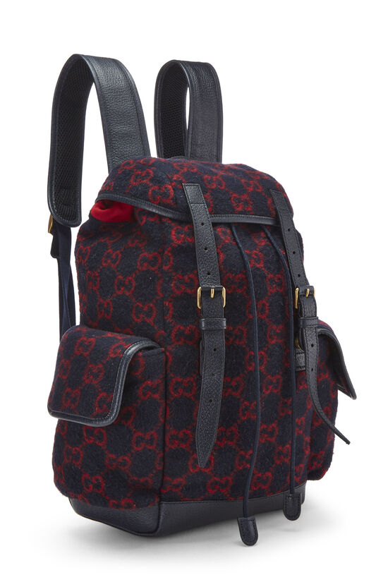 Red Louis Vuitton X Supreme 35cm backpack