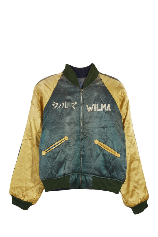 Pre-Owned Reversible Japanese Souvenir Jacket 04SVY-001