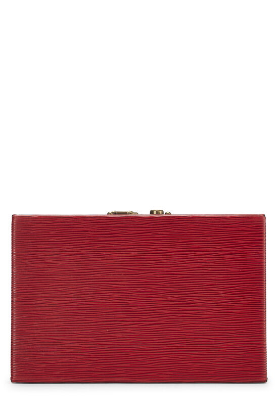 Louis Vuitton Red Epi Boite Bijoux Jewelry Case QJA4MRDWRB000