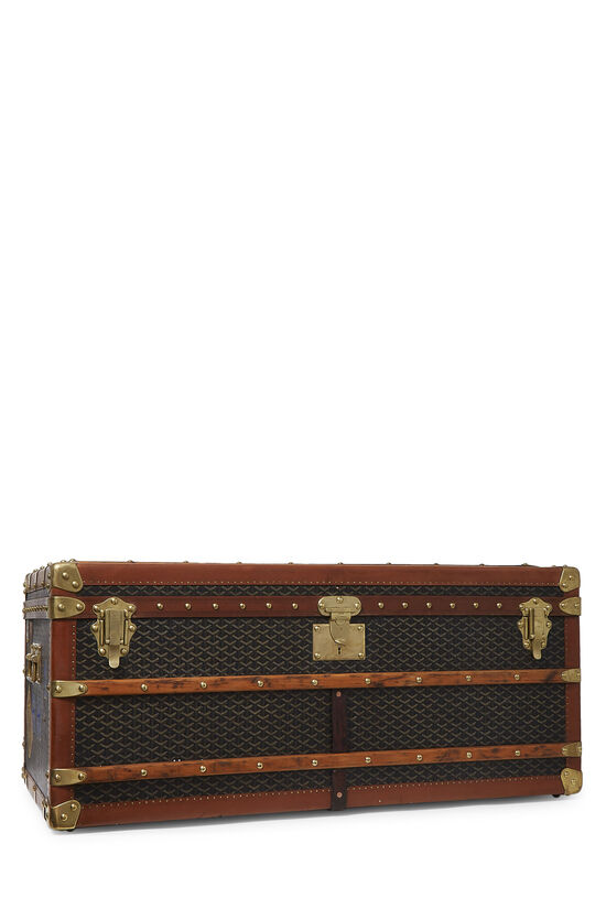 Louis Vuitton Side Trunk Blue in Monoglam Coated Canvas with Gold