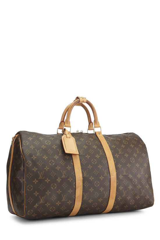 Louis Vuitton, Bags, Authentic Louis Vuitton Keepall Bandouliere 5 Duffel  Bag Monogram Vintage