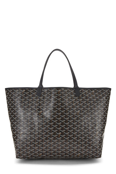 Black Goyardine Canvas Saint-Louis GM