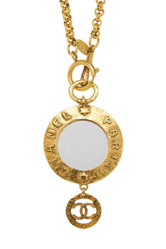 Gold Mirror Necklace, , large image number 1