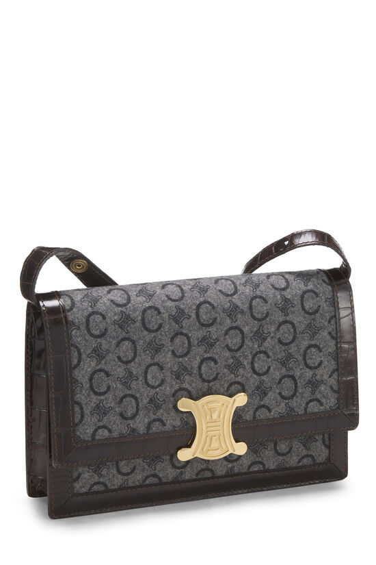 Grey Triomphe Shoulder Bag, , large image number 1