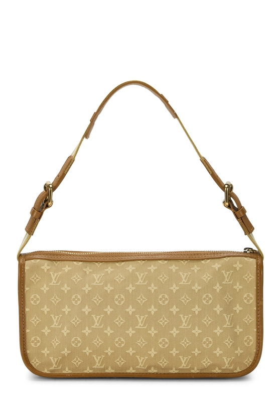 Beige Monogram Mini Lin Pochette Kathleen , , large image number 3