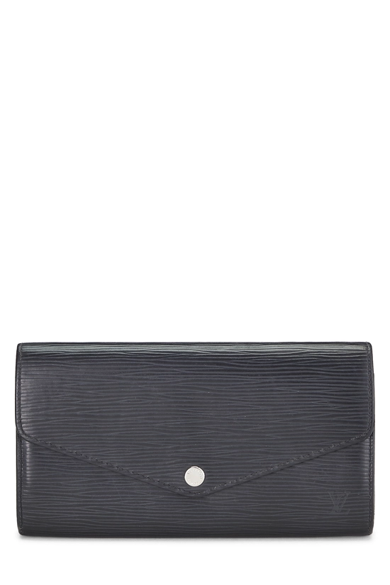 Black Epi Sarah Wallet NM, , large image number 0
