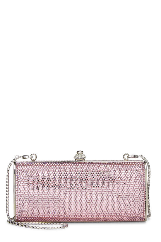 Pink Crystal Minaudiere Small, , large image number 0